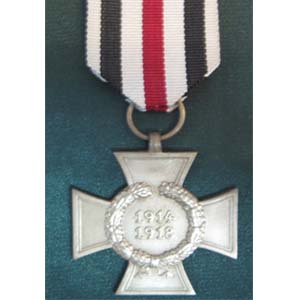 Почетный крест I мировой войны  1914 – 1918 годов без мечей ― Фалерист