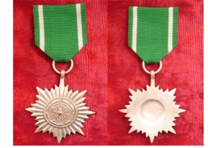 Медаль «За заслуги» 2 класса  без мечей в серебре для восточных добровольцев  ― Фалерист