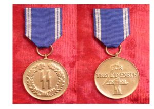 Медаль за службу в СС 4 года ― Фалерист