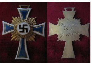 Почетный крест немецкой матери в золоте ― Фалерист